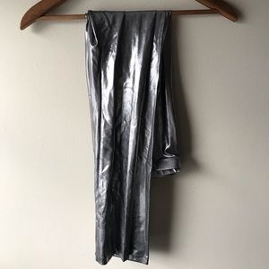 Funeral Metallic Leggings